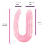 Prótese Dupla Realística Firm-Touch - 34cm