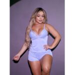 Pijama Flanelado com Shorts e Regata Cropped Rendada Hot Love