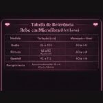 Robe em Microfibra Rendado com laço Hot Love