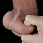 Pênis Dupla Densidade Dual Layered Platinum Silicone (26,5 x 4,8 cm)