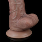 Pênis Dupla Densidade Dual Layered Platinum Silicone (26,5 x 4,8 cm)