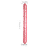 Dildo Duplo Duo 43 cm — Dupla Penetração ou Uso Simultâneo