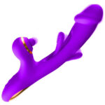 Vibrador Com Estimulador De Clitóris e com Vibração e Tapa - YOUVIBE