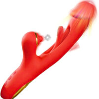 Vibrador Com Estimulador De Clitóris e com Vibração e Tapa - YOUVIBE