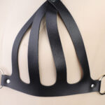 Conjunto Bondage Vixen — Sutiã e Calcinha em PVC com Detalhes Metálicos