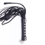 Kit Bondage Velvet — Com 7 Peças em Courvin Preto para Fetiche e Restrição