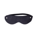 Kit Bondage Velvet — Com 7 Peças em Courvin Preto para Fetiche e Restrição