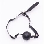 Kit Bondage Velvet — Com 7 Peças em Courvin Preto para Fetiche e Restrição