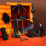 Kit Sado Bandage Obsidian — Com 10 Peças Completas para Bondage e Fetiche