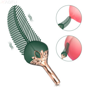 Vibrador Plume — Formato de Pena com 10 Modos de Vibração e Design Discreto