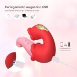 Vibrador Medusa's Kiss com Língua Dupla – YOUVIBE