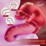 Vibrador Medusa's Kiss com Língua Dupla – YOUVIBE