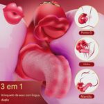 Vibrador Medusa's Kiss com Língua Dupla – YOUVIBE