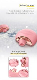 Estimulador Clitoriano Diskreet Air — 5 Modos de Pulsação e Estojo Discreto