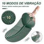 Vibrador Plume — Formato de Pena com 10 Modos de Vibração e Design Discreto