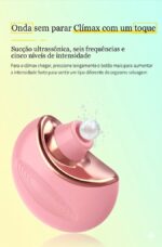 Estimulador Clitoriano Diskreet Air — 5 Modos de Pulsação e Estojo Discreto