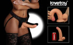 Cinta com Pênis Realista Marina — Strap-On com Dildo em TPE (21,5x4,5 cm)