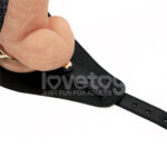 Cinta Strap-On Valentina — Cinta Peniana Ajustável com Vibrador Realista (20x4,5 cm)