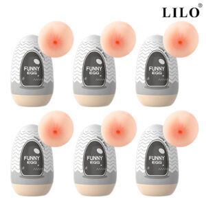 Kit Masturbador Funny Egg Anus Diego — Formato de Ânus em Cyberskin (6 Unidades) LILO