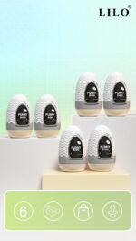 Kit Masturbador Funny Egg Anus Diego — Formato de Ânus em Cyberskin (6 Unidades) LILO