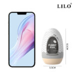Kit Masturbador Masculino Funny Egg Bruno — 5 Modelos em Cyberskin (6 Unidades) LILO