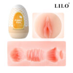 Kit Masturbador Masculino Funny Egg Bruno — 5 Modelos em Cyberskin (6 Unidades) LILO