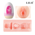 Kit Masturbador Masculino Funny Egg Bruno — 5 Modelos em Cyberskin (6 Unidades) LILO