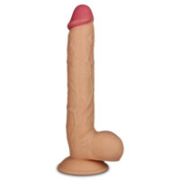 Pênis Realístico King Size Maximus — 27 cm Realista com Ventosa de Alta Pressão
