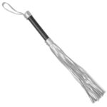 Chicote Struggle My Flogger com Tiras de Couro Sintético e Alça no Cabo