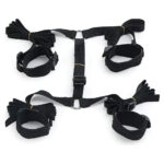 Separador Bondage para Cama com Algemas e Tornozeleiras em Nylon