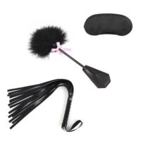 Kit Bondage Iniciante – Chicote, Máscara e Raquete de Penas YouVibe