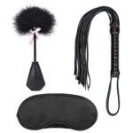 Kit Bondage Iniciante – Chicote, Máscara e Raquete de Penas YouVibe