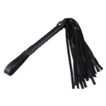 Kit Sado Bondage com 5 Peças – Algemas, Venda, Chicote, Coleira e Guia