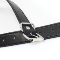 Mordaça Ring Gag — Com Anel de Metal Central e Tiras em PU Ajustáveis