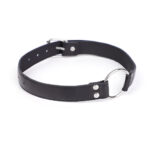Mordaça Ring Gag — Com Anel de Metal Central e Tiras em PU Ajustáveis