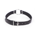 Mordaça Ring Gag — Com Anel de Metal Central e Tiras em PU Ajustáveis