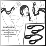 Algemas de Corda de Algodão com Fivela Ajustável – Kit com 2 Peças