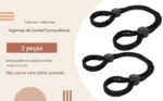 Algemas de Corda de Algodão com Fivela Ajustável – Kit com 2 Peças