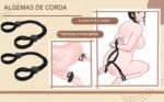 Algemas de Corda de Algodão com Fivela Ajustável – Kit com 2 Peças