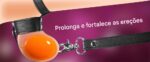 Kit Anel Peniano e Extensor Escrotal em PVC com Coleira e Guia