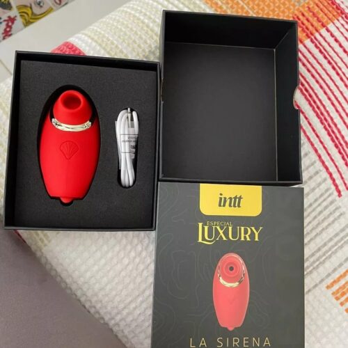 La Sirena - Vibrador 3 Em 1, Língua Estimuladora, Ondas De Pressão E Função Tapping Azul Tifany photo review
