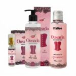 Kit Ritual Ousada Chillies — Sais de Banho, Hidratante Corporal e Perfume Feminino