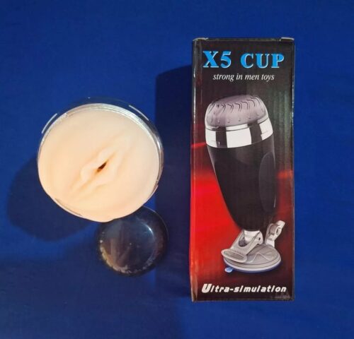 Click to view full screen X5 CUP - Masturbador Masculino Ânus Lanterna Com Ventosa photo review