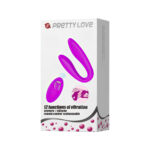Vibrador Pretty Love de Luxo para Casais - Controle Remoto e 12 Modos de Vibração
