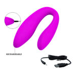 Vibrador Pretty Love de Luxo para Casais - Controle Remoto e 12 Modos de Vibração