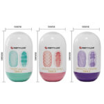 Kit Masturbador Ovo Egg Cerdas Massageadoras Pretty Love – 18 Unidades