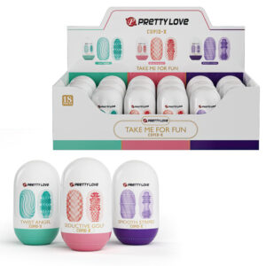 Kit Masturbador Ovo Egg Cerdas Massageadoras Pretty Love – 18 Unidades