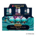 Kit Masturbador Ovo Big Egg Vênus X Pretty Love Unissex – Display com 15 Unidades