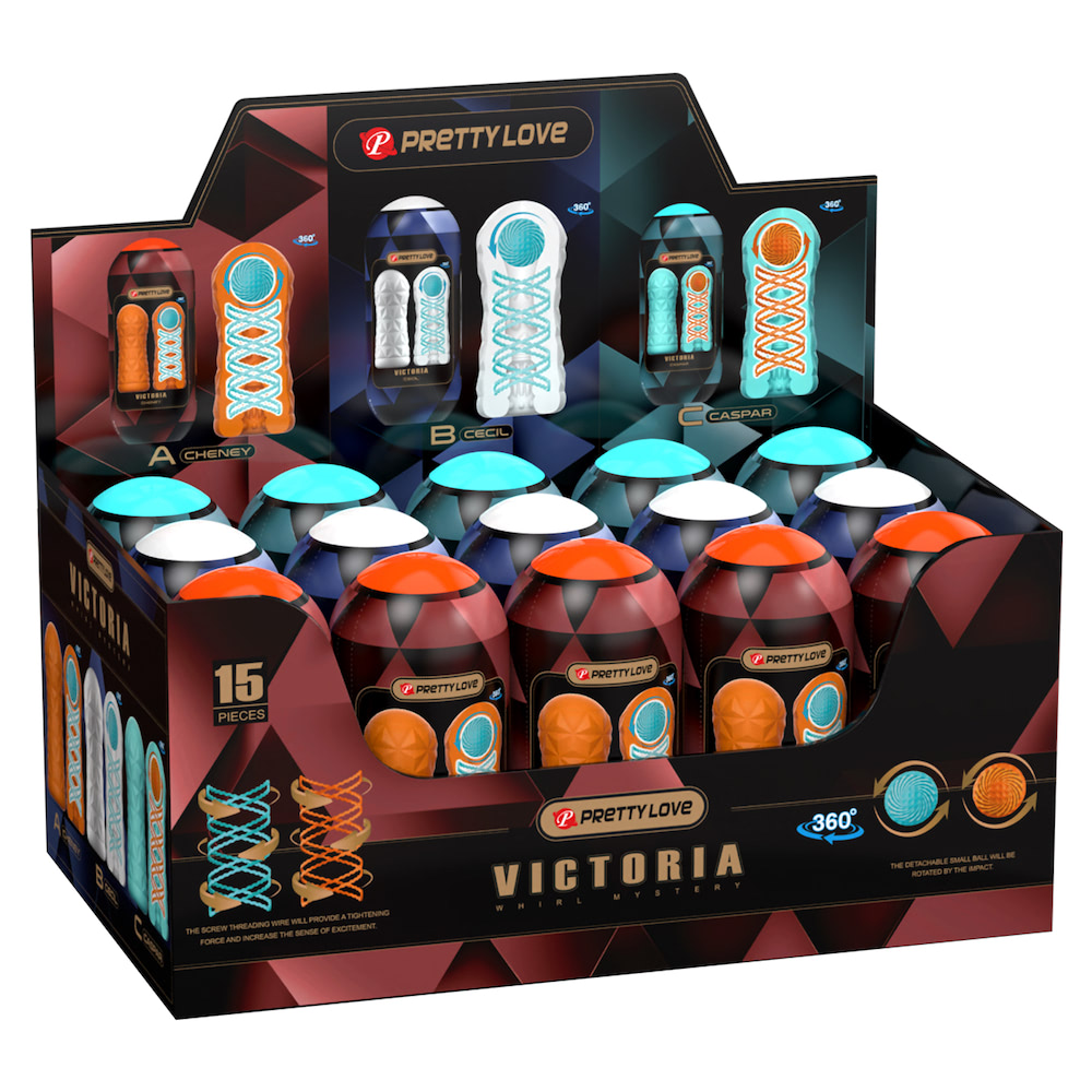 Kit Masturbador Ovo Big Egg Victoria Pretty Love - 15 Unidades