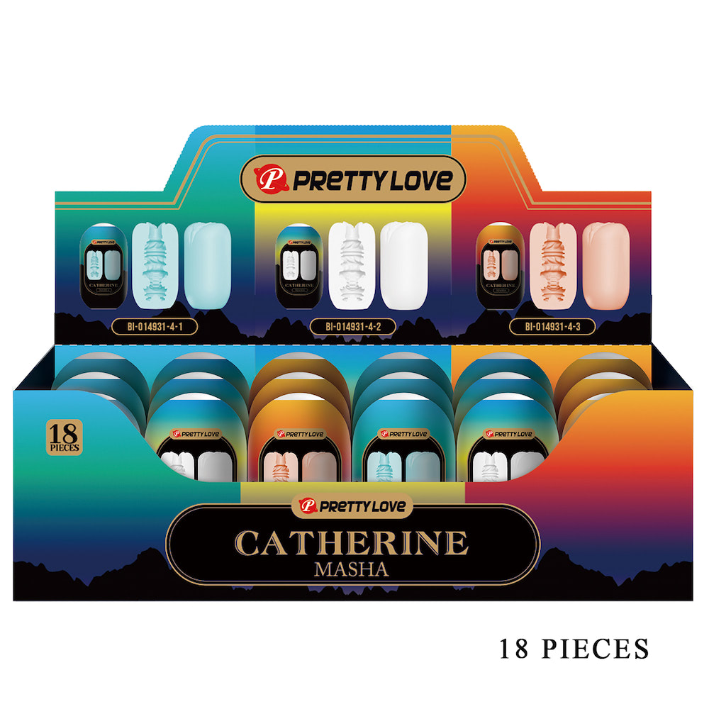 Kit Masturbador Ovo Egg Masha Catherine Pretty Love - 18 Unidades